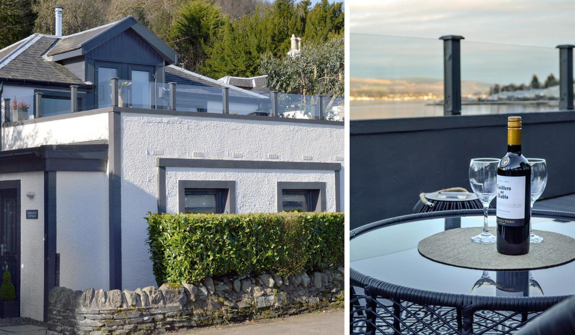 Cosy Lochside Cottage With Mountain And Sea Views Clynder Exteriér fotografie